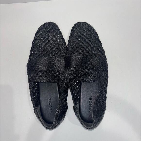 Vince Other - Vince Davis Raffia Loafers in Black – Men’s Size 8.5 (EU 39)